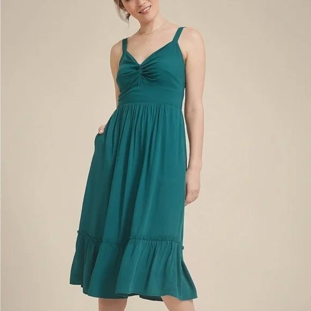 Maurices Teal Green Midi Dress
